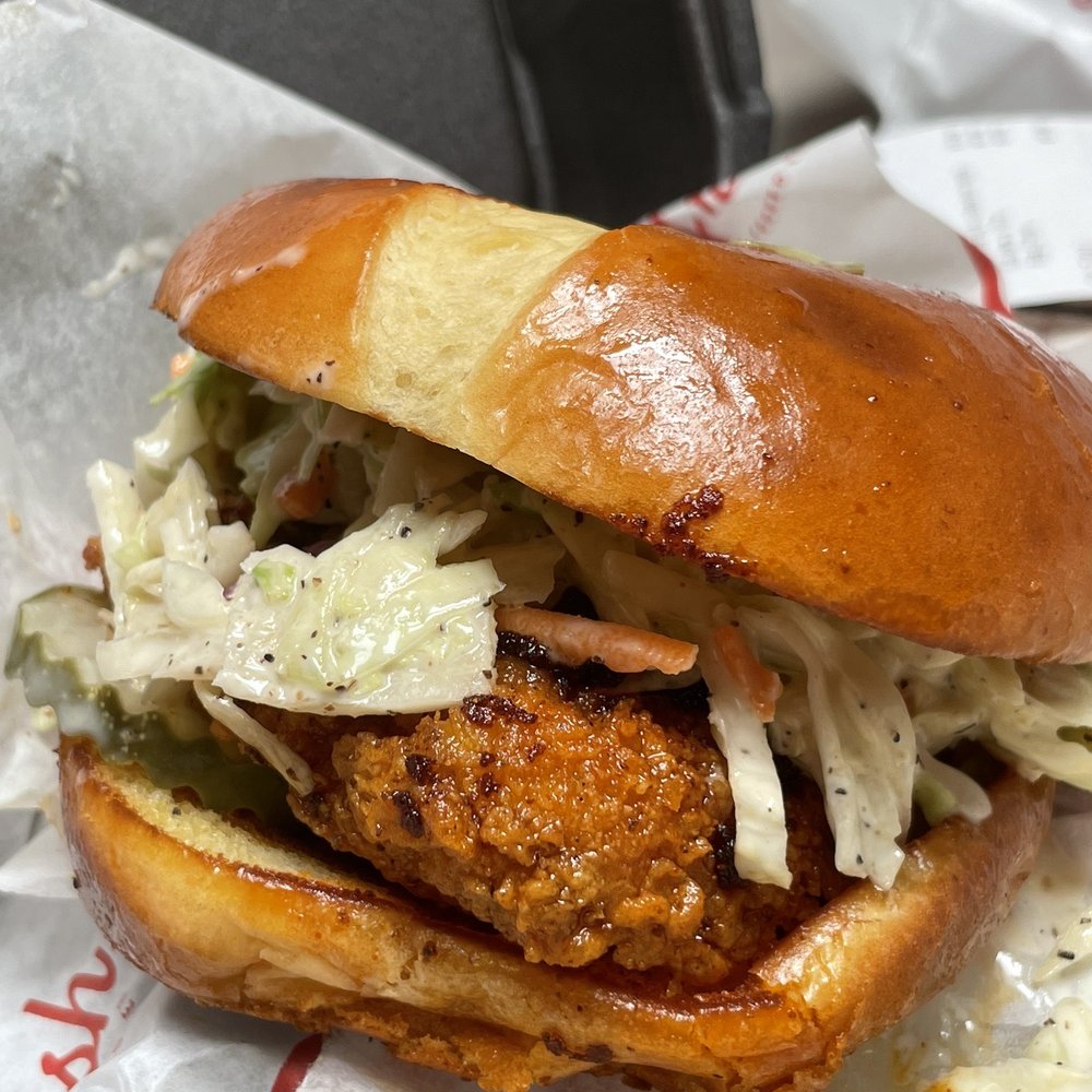 Slim Chickens - Nashville chicken sandwich - Southern Near Me - San Antonio, Texas Slim Chickens - Nashville chicken sandwich - Southern Near Me - San Antonio, Texas