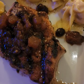 The Sacred Pepper - Porkchop and pear chutney - New American Near Me - Tampa, Florida The Sacred Pepper - Porkchop and pear chutney - New American Near Me - Tampa, Florida