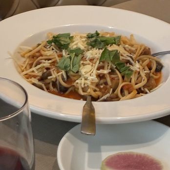 Lounge Here - Mushroom Bolognese Pasta - Cocktail Bars Near Me - Dallas, Texas
