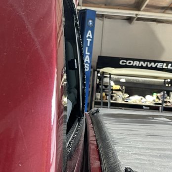 Safelite AutoGlass - Broken window that was installed 1 month before it busted. - Auto Glass Services Near Me - Crest Hill, Illinois