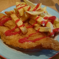 The eglinton cafe - Small fish tea for £4.50. I'll say aye tae that.