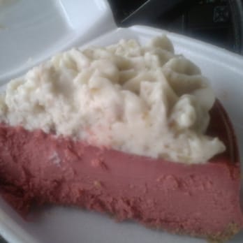 Jackie M's & Son - Red Velvet Cheesecake To GOOOOOOOO!!! Looks good. Tastes GREAT!!! - Cheesesteaks Near Me - Augusta, Georgia