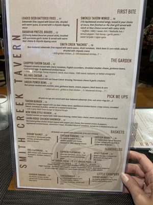 Menu photo 1 Smith Creek Tavern Helen, GA Menu photo 1 Smith Creek Tavern Helen, GA