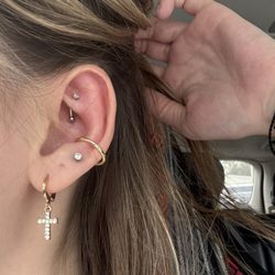 Carbon Ink Tattoo - Rook Piercing