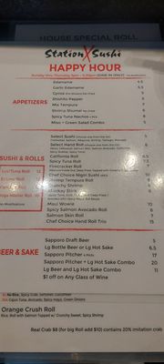 Menu photo 2 Station Sushi Solana Beach, CA
