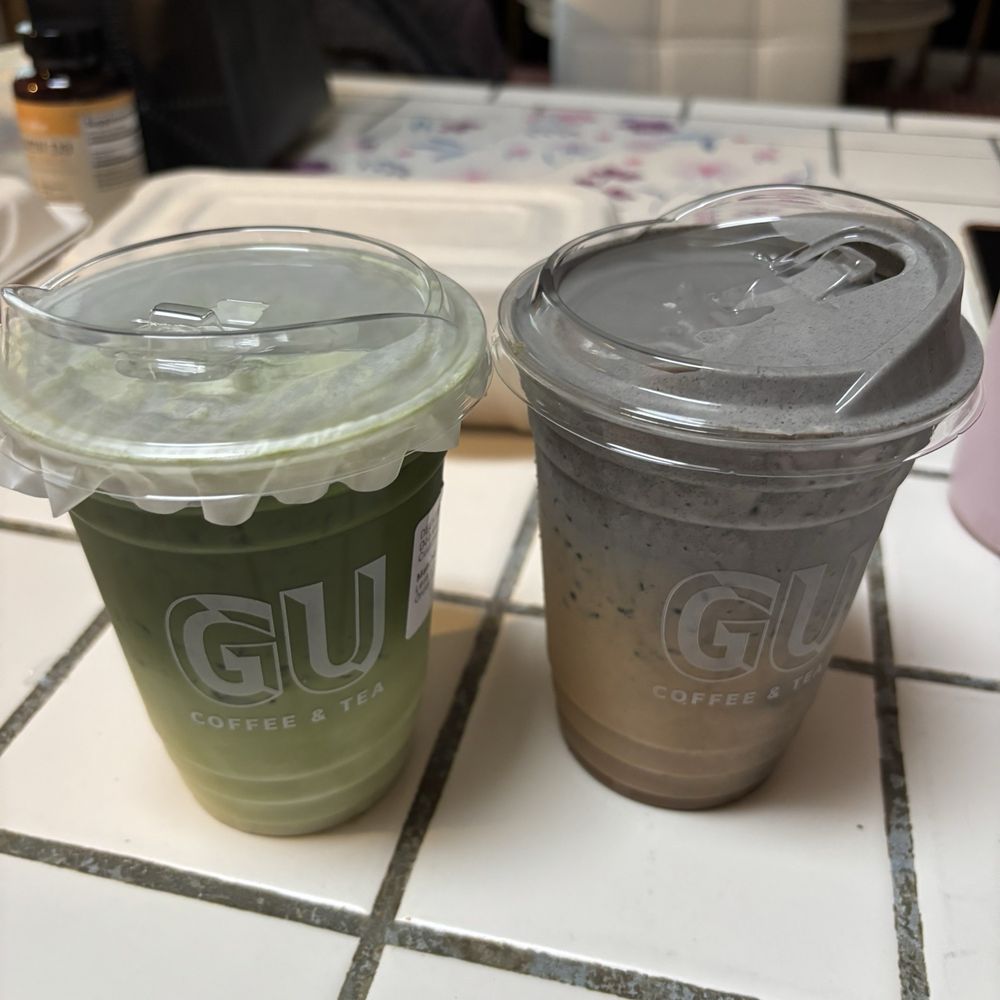 Gu Coffee & Tea - Matcha latte and black sesame viet coffee - Coffee & Tea Near Me - Roseville, California