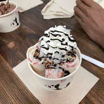 Champloo Desserts - Rolled ice cream (can't remember which one) but it had chocolate and strawberry. Yum! - Desserts Near Me - Raleigh, North Carolina Champloo Desserts - Rolled ice cream (can't remember which one) but it had chocolate and strawberry. Yum! - Desserts Near Me - Raleigh, North Carolina