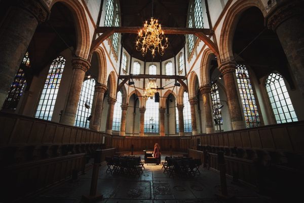 Oude Kerk Amsterdam by null