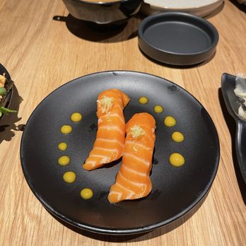 Bamboo Sushi - Miso soup, King Salmon Nigiri - Sushi Bars Near Me - Seattle, Washington