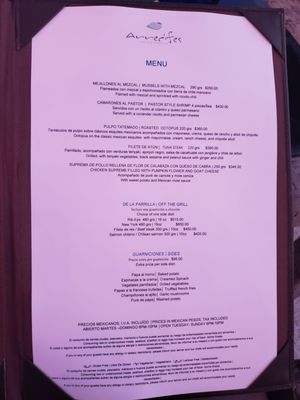 Menu photo 1 Arrecifes Puerto Vallarta, JAL Menu photo 1 Arrecifes Puerto Vallarta, JAL