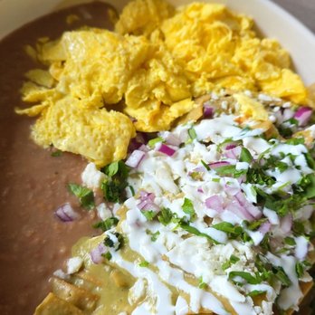 Casa Mia - Chilaquiles Chile Poblano Sauce - Breakfast & Brunch Near Me - Mountain View, California