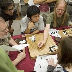 Seattle Go Center - Instructor and students