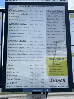Menu photo 3 Lumen Coffee Rochester, MN Menu photo 3 Lumen Coffee Rochester, MN