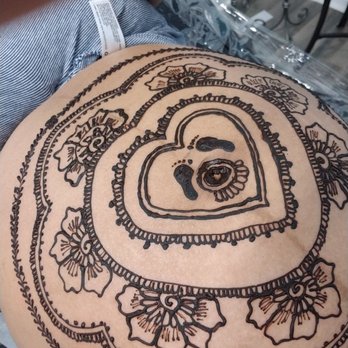 Browbar - Henna for my baby bump - Waxing Near Me - Palos Hills, Illinois