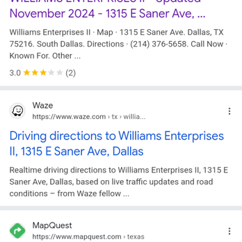 Williams Enterprises II - Auto Repair Near Me - Dallas, Texas Williams Enterprises II - Auto Repair Near Me - Dallas, Texas