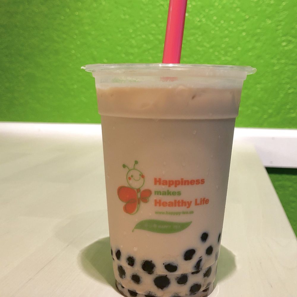 Happy Tea - Original Milk Tea- delightful! - Bubble Tea Near Me - Corpus Christi, Texas
