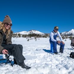 Steamboat Lake Outpost - Ice fishing on Steamboat Lake