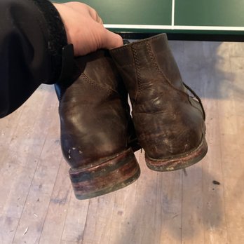 Broadway Shoes - The heel fell off my son's favorite and very well worn boots. - Shoe Repair Near Me - Brooklyn, New York
