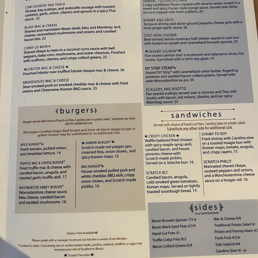 Scratch Kitchen & Taproom - Menu - Bars Near Me - Apex, North Carolina Scratch Kitchen & Taproom - Menu - Bars Near Me - Apex, North Carolina