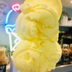 Country Whip - See this cone? See the two scoops of ice cream? You don't get this. You get - I'd say one and a quarter - scoops of ice cream.