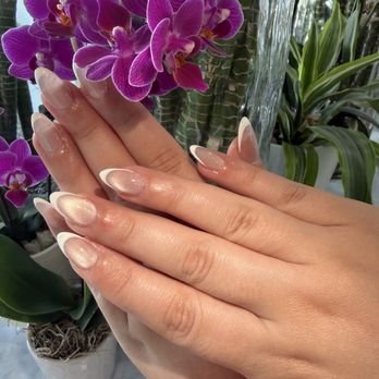 Venus Nail Lounge - gel x short almond nails - Nail Salons Near Me - Upland, California Venus Nail Lounge - gel x short almond nails - Nail Salons Near Me - Upland, California