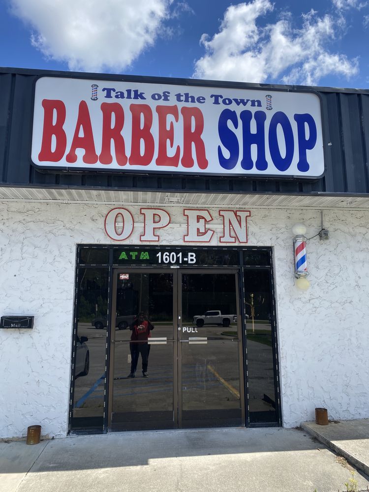 Talk of the Town Barber Shop Logo