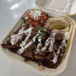 Shawarma Buzz - Lamb & Beef Shawarma Plate