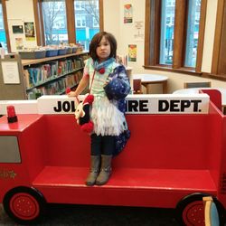 Joliet Public Library - Fancy seating area in the children's book area