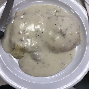Broken Egg Diner - Biscuit and gravy, half order. - American Near Me - Sebring, Florida