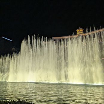 Bellagio - The water show at night is every 15 minutes - Hotels Near Me - Las Vegas, Nevada