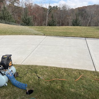 Red Irrigation - This is an example of a Winterization, taking the water with a compressor making sure ALL water is out. - Irrigation Near Me Red Irrigation - This is an example of a Winterization, taking the water with a compressor making sure ALL water is out. - Irrigation Near Me