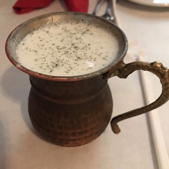 Bosphorus Cafe - Ayran... salty minty yogurt cool refreshing drink. Don't add sugar says the server! - Turkish Near Me - Indianapolis, Indiana Bosphorus Cafe - Ayran... salty minty yogurt cool refreshing drink. Don't add sugar says the server! - Turkish Near Me - Indianapolis, Indiana