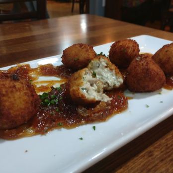 Texas Bistro - Duck Poppers. Cheese overpowering, very little duck. - New American Near Me - New Braunfels, Texas Texas Bistro - Duck Poppers. Cheese overpowering, very little duck. - New American Near Me - New Braunfels, Texas
