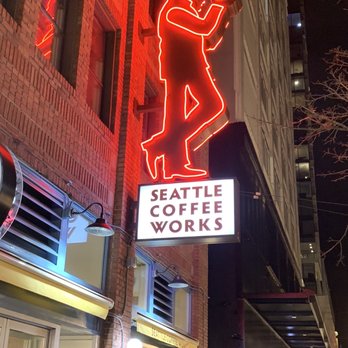 Victrola Coffee Roasters - Seattle Coffee Works sign. - Coffee Roasteries Near Me - Seattle, Washington Victrola Coffee Roasters - Seattle Coffee Works sign. - Coffee Roasteries Near Me - Seattle, Washington