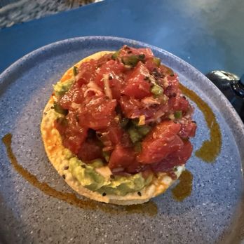 Tuna Azul - Tuna tostada - Seafood Near Me - Puerto Vallarta, JAL Tuna Azul - Tuna tostada - Seafood Near Me - Puerto Vallarta, JAL