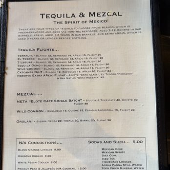Elote Cafe - Menu - Bars Near Me - Sedona, Arizona
