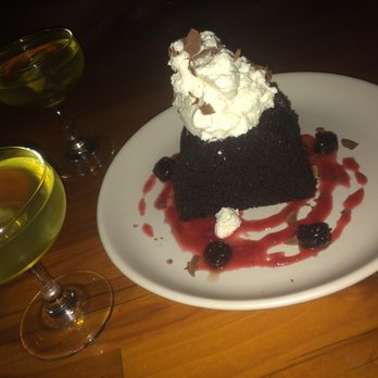The Parlor - The to die for moist chocolate cake with a berry reduction & to wash it down some limoncello, yum yum!! - Pizza Near Me - Phoenix, Arizona The Parlor - The to die for moist chocolate cake with a berry reduction & to wash it down some limoncello, yum yum!! - Pizza Near Me - Phoenix, Arizona