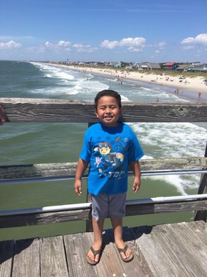 Oak Island Pier by null