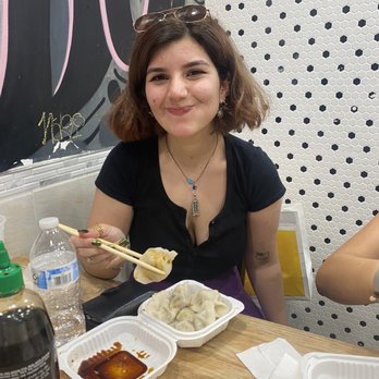 King Dumplings - Me eating dumplings - Chinese Near Me - New York, New York