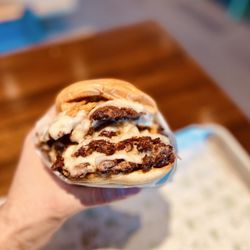 Shake Shack Marina Del Rey - Thank you, Chef Eli! Quintuple black truffle burger hit the spot and made my day today.