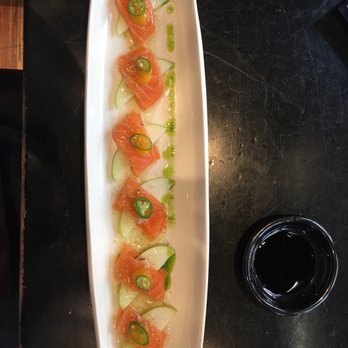 Raku - Salmon with green apple = appetizer - Asian Fusion Near Me - Bethesda, Maryland Raku - Salmon with green apple = appetizer - Asian Fusion Near Me - Bethesda, Maryland