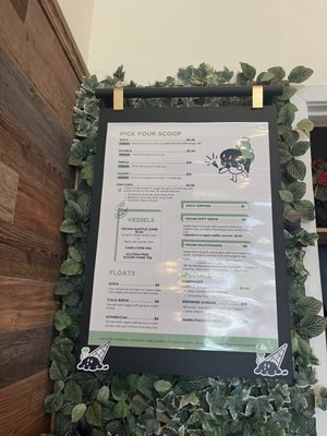 Menu photo 1 The Greenery Creamery Orlando, FL