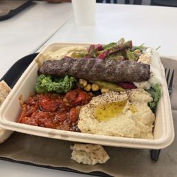 Kufta dinner platter Kufta dinner platter