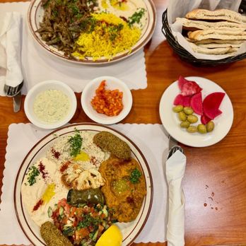 Old Jerusalem Restaurant - Vegeterian Combo @colorful.eats - Mediterranean Near Me - San Francisco, California Old Jerusalem Restaurant - Vegeterian Combo @colorful.eats - Mediterranean Near Me - San Francisco, California