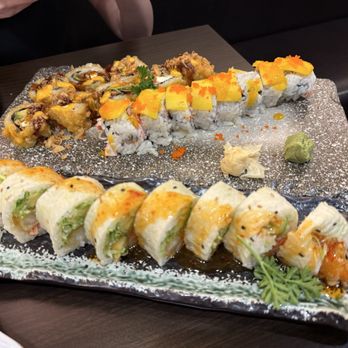 Sushi Yama - Tokyo roll sunshine roll and tnt roll - Sushi Bars Near Me - Orlando, Florida