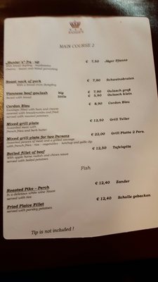 Menu photo 5 Restaurant Kaisers Vienna, 9