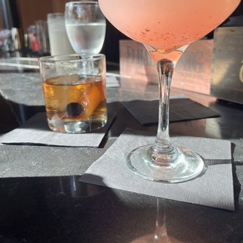 Bourbon N' Bubbles - Old Fashioned and Palmetto 75 - Bars Near Me - Charleston, South Carolina