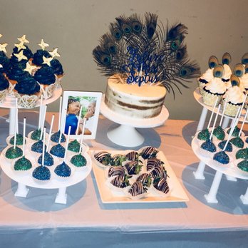 Montilio's Baking Company - Peacock Themed Sweets Table - Bakeries Near Me - Brockton, Massachusetts