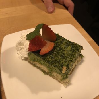 Yoroshiku - Matcha green tea tiramisu - Ramen Near Me - Seattle, Washington Yoroshiku - Matcha green tea tiramisu - Ramen Near Me - Seattle, Washington