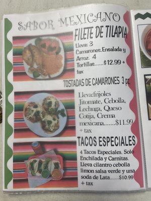 Menu photo 1 La Mini Super Market Tampa, FL